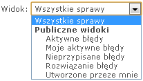 Wybór widoku