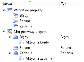 Drzewo z alertami